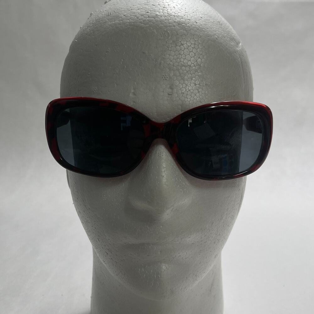 M.O.D.A. IM108 FRAMES ONLY Sunglasses REDTT 57-17-135 Red Oversized Oval
